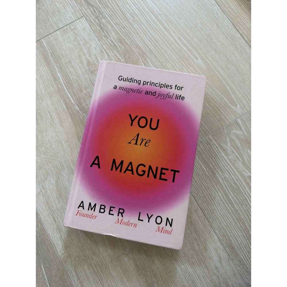 You Are A Magnet Amber Lyon Modern Mind Self Help Personal‎ Growth Book Pink